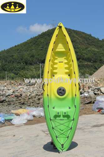 new PE single sit on top fishing kayak whitewater