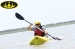 new PE single sit on top fishing kayak whitewater