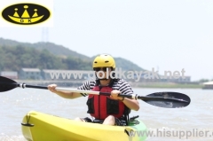 hot selling single sit on top fishing kayak PE material