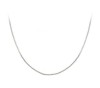 925 Sterling Silver Box Chain Necklace, 18 inches Chain Necklace