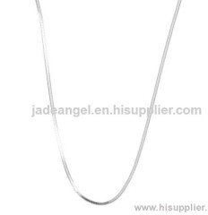 Sterling Silver Snake Chain Necklace,18 inches Silver Chain Necklace Jewelry