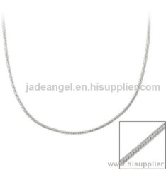 Sterling Silver Snake Chain Necklace,18 inches Silver Chain Necklace Jewelry