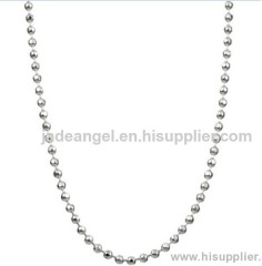 925 Sterling Silver Ball Chain Necklace, 18 inches Sterling Silver Chain Necklace