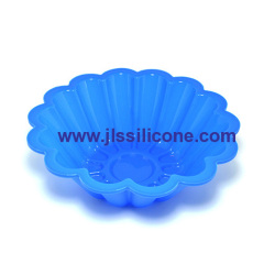 silicone flower pizza and cake bakeware moulds