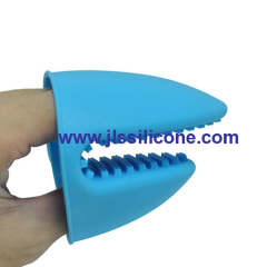 Silicone heat resistant silicone oven mitt