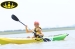 single sit on top kayak PE material fishing kayak