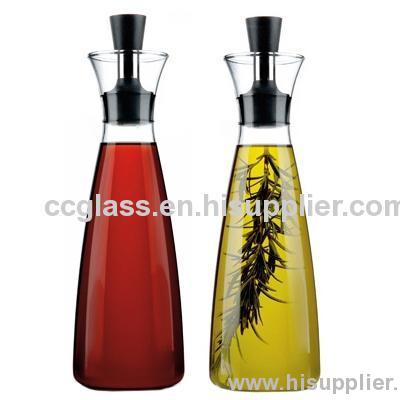 Nice Mouth Blown Borosilicate Glass Carafe