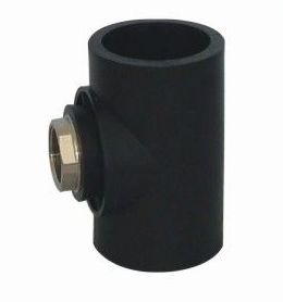 2013 hot sale PE Socket Fusion Fittings PE Female Tee