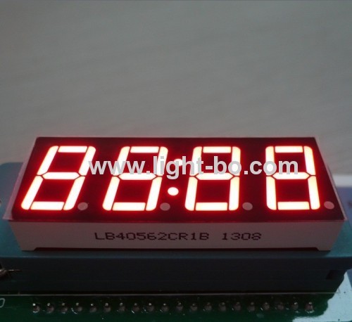 display dell'orologio a led a 7 segmenti con anodo comune da 14,2 mm (0,56") a quattro cifre