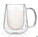 C&C Glass 380ml Double wall Glass mug