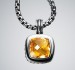 Designer Inspired Jewelry 14mm Citrine Albion Enhancer