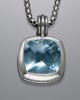 Designer inspired Jewelry 17mm BlueTopaz Albion Pendant