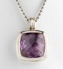 sterling silver jewelry 20mm amethyst albion enhancer