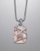 925 sterling silver yurman jewelry 20x15mm rose quartz cable wrap enhancer