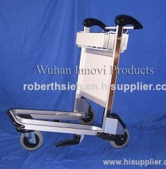 aluminum airport trolley with flowback handle