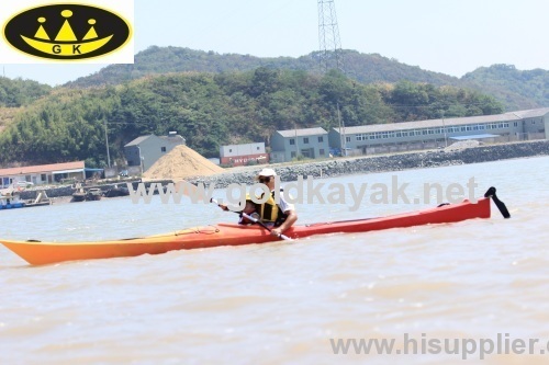 single sit in ocean kayak one seat have rudder