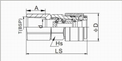 Single Handed Female Quick Coupling