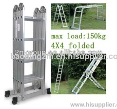 4x4 step multipurpose aluminium ladder