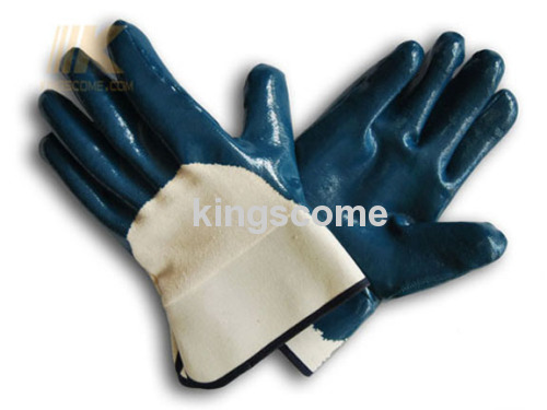 Nitrile Coated Safety Cuff Gloves
