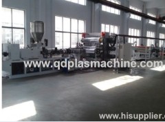 PVC plastic advertising board extrusion line