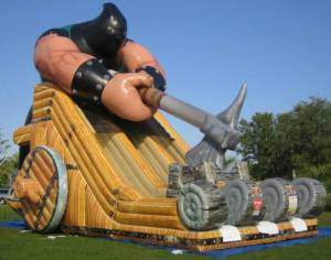 Big Executioner Majini Giant Inflatable Slide