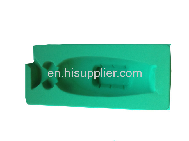 Disposable White PVC Flocking Blister Plastic Tray