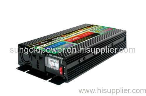 600W Peak 1200W DC 12V Modified Wave Power Inverter With Charger Voltage Display