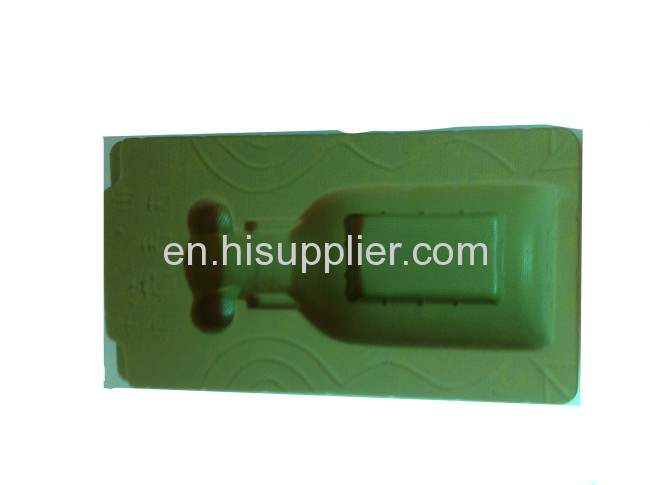 Disposable White PVC Flocking Blister Plastic Tray