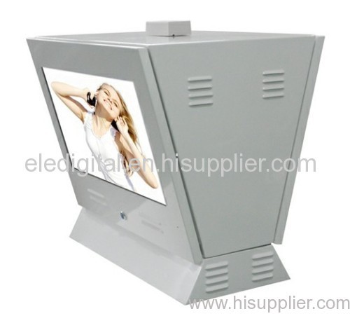 21.5" dual screen high nits waterproof for petrol pump advertising,petrol pump screen,gas station outdoor screen