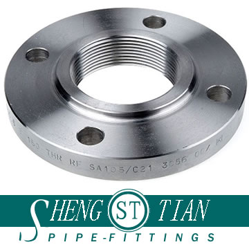 ASTM A105 steel threaded flange