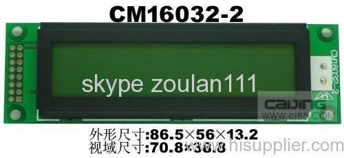 160x32 dots matrix lcd module display (CM16032-2)