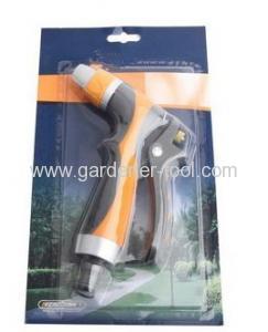 Zinc 2-way Garden Water Hose Nozzle With Soft Double Color Grip