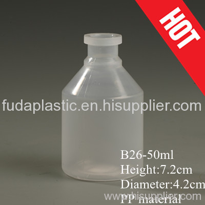50ml plastic vaccine bottle