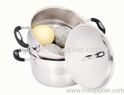 Stainless steel steamer cooker