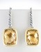 925 sterling silver jewelry yurman jewelry 8x10mm citrine noblesse earrings