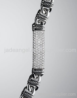 inspired jewelry men's jewelry 925 sterling silver pave madison plate bracelet