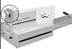 Semi-automatic interchangeable die modular punching and binding machine
