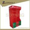 Spot Color Printing Floor Cardboard Dislpay Stands