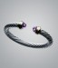 designer inspired jewelry 7mm amethyst color classics bracelet