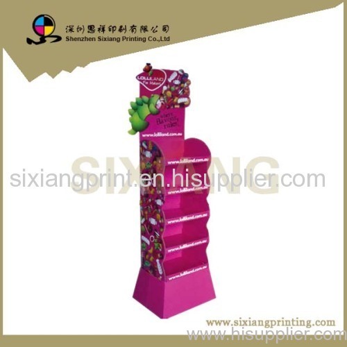 Easy-assemble Promotion Cardboard Display Stand