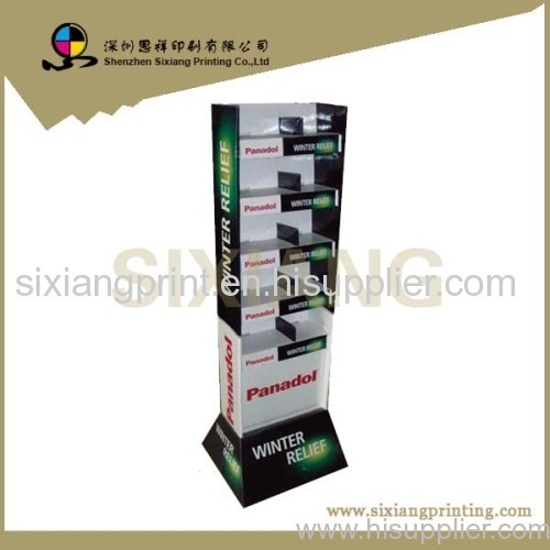 display shelf cardboard display stand promotion display