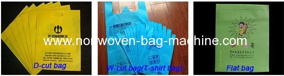 full automatic non woven bag making machine with online handle