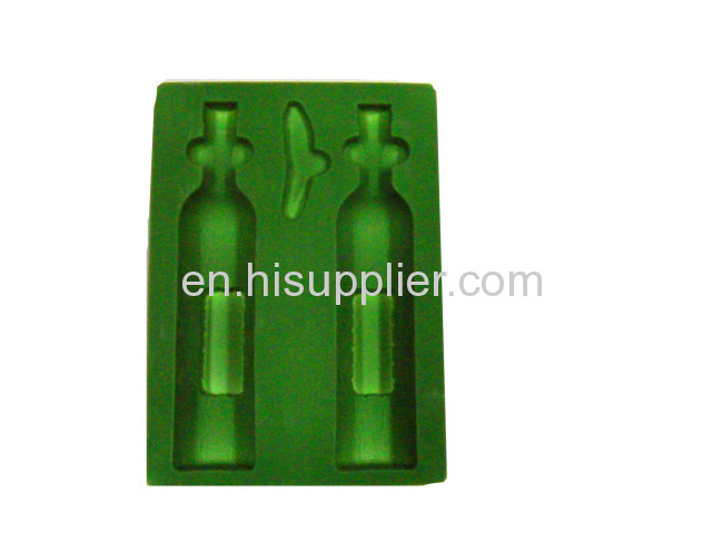 manufacturer of flocking PS material inner packaging tray