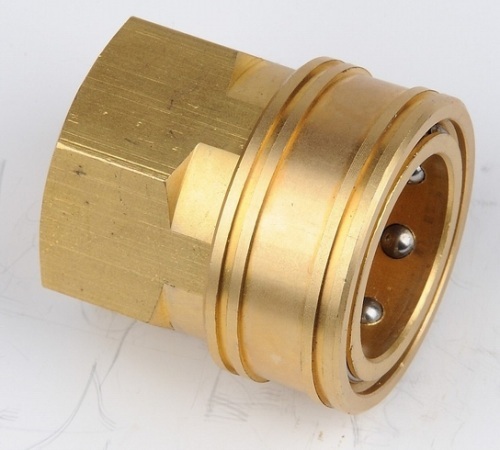 Non-valve Hydraulic Quick Coupling With Female Thread