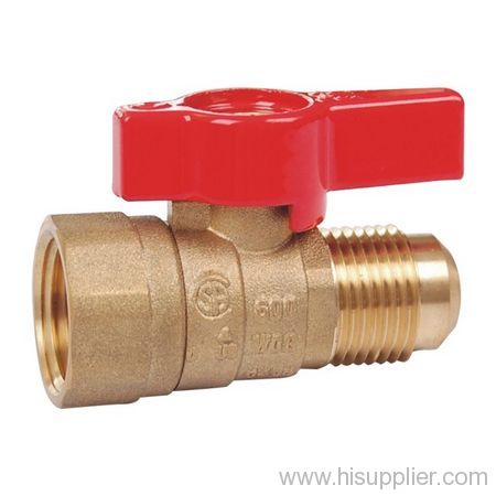 Two Piece Brass Gas Ball Valve Falre*Female