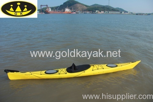 Single sit in sea kayak with two 11