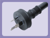 Australian standard 3 wire plugin power cord