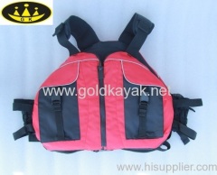 life vest used on kayak or other water sports very safety