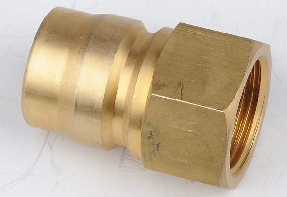 Non-valve Hydraulic Quick Coupling With Female Plug