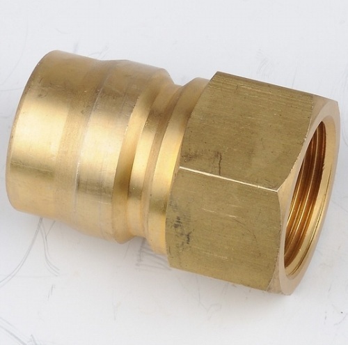 Forged Brass Hydraulic Quick Coupling With Female Plug Fittings